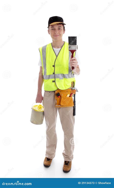 Handyman Or Painter Ready For Work Stock Photos - Image: 29134373