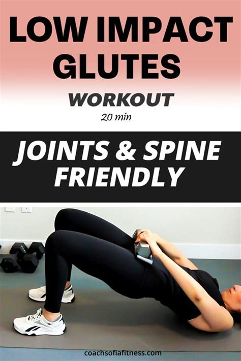 Efficient Low-Impact Glutes Workout (Back & Piriformis Friendly ...