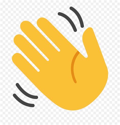 Hand Waving Face Waving Goodbye Emoji Transparent Background Hd | The ...