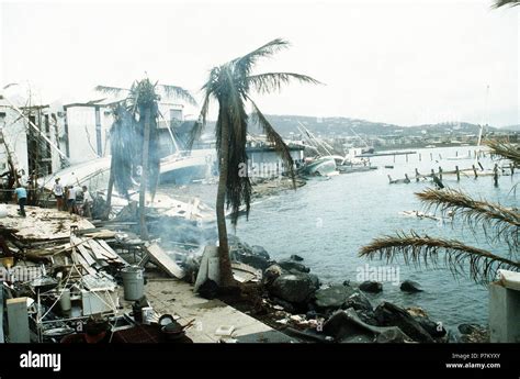 01). A view of coastal damage done by Hurricane Hugo Stock Photo - Alamy