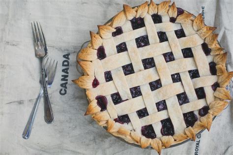 Saskatoon Berry Pie with Homemade Pie Crust | BS' in the Kitchen