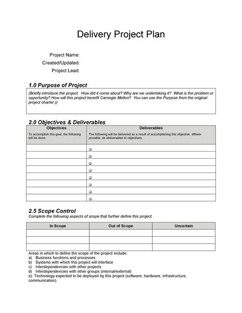 48 Professional Project Plan Templates [Excel, Word, PDF] - Template Lab