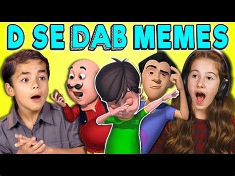 KIDS REACT TO DABBING MEMES (D SE DAB MEMES) - YouTube