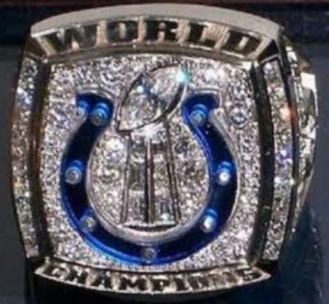 Colts Super Bowl Ring :) | Indianapolis colts logo, Super bowl rings ...