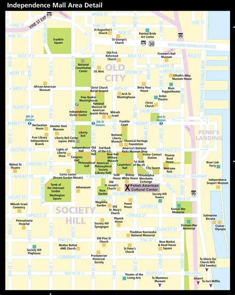 Historic Philadelphia map - Map of historic Philadelphia (Pennsylvania ...