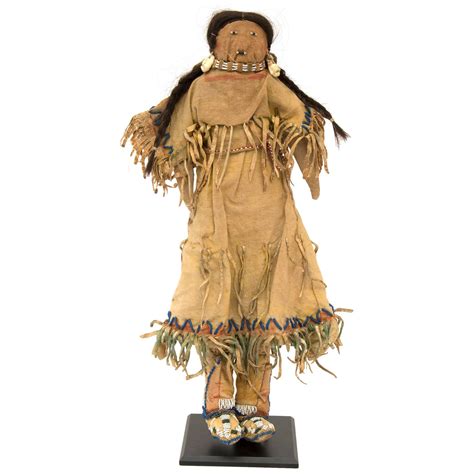 Antique Native American Doll, Southern Cheyenne (Plains), 19th Century ...