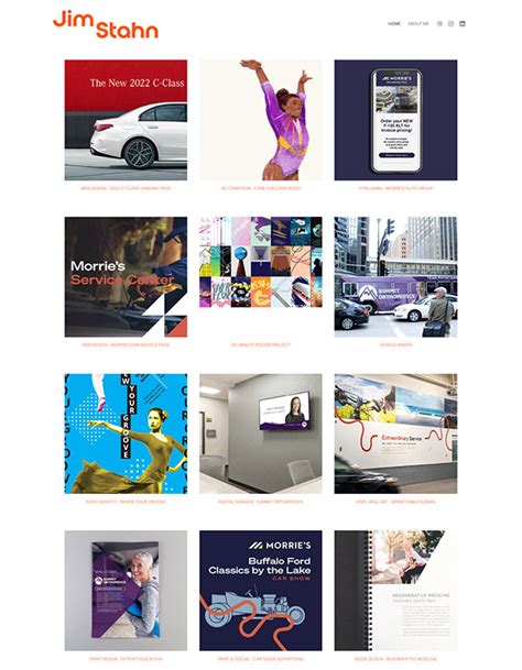 Graphic Designer Portfolio Examples