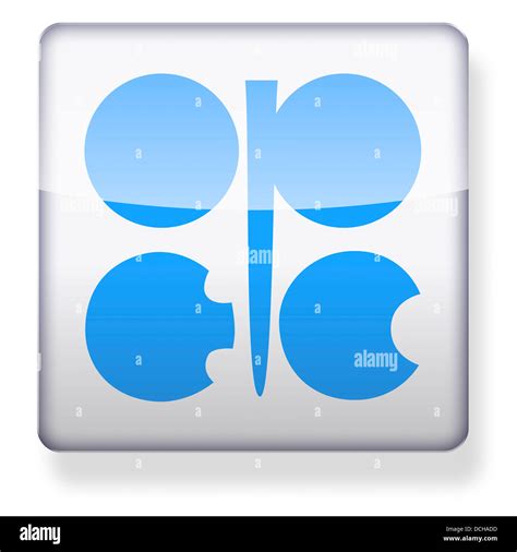 Opec logo as an app icon. Clipping path included Stock Photo - Alamy