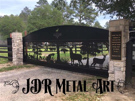 20 Driveway Gates With Wildlife Designs By JDR Metal Art | Custom ...