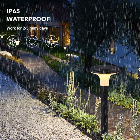 Customize Outdoor LED Solar Pathway Lights Waterproof For Decoration