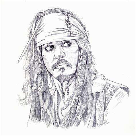 Jack Sparrow Drawing at GetDrawings | Free download