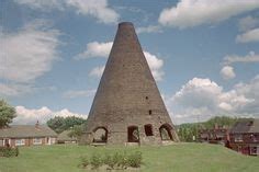 Glassworks Cone, Catcliffe, South Yorkshire. This cone shaped building ...