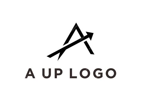 Premium Vector | A up logo design vector illustration