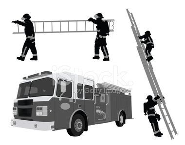 Fireman'nladders Stock Vector | Royalty-Free | FreeImages