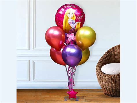 Disney Princess Rapunzel Balloon Bouquet | Balloon Decoration in ...