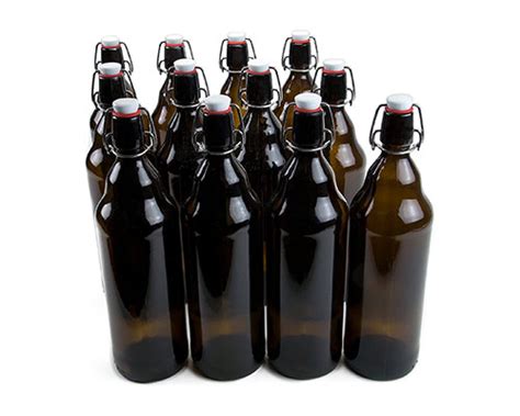 Empty Glass Beer Bottles | 12-22oz Best Amber Glass Bottles