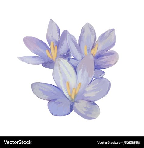 Beautiful watercolor flowers drawing Royalty Free Vector