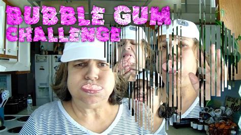 Bubble Gum Challenge - YouTube