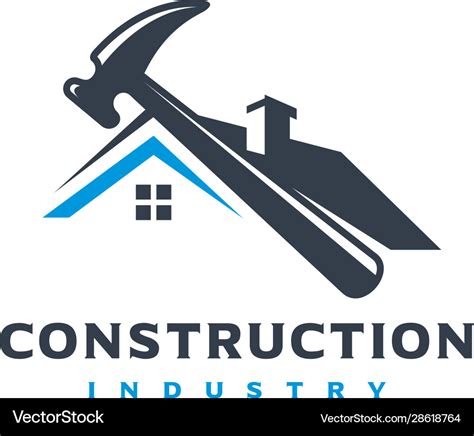 Home building logo design Royalty Free Vector Image