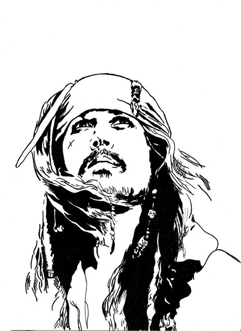 Jack Sparrow Drawing | Free download on ClipArtMag