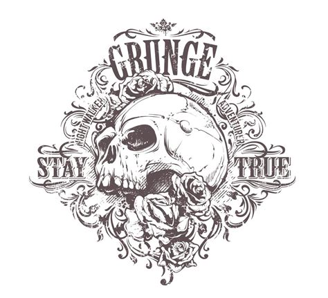 Grunge Skull Art 284283 Vector Art at Vecteezy