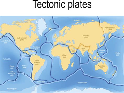 World Map Tectonic Plates Printable - Printable Maps