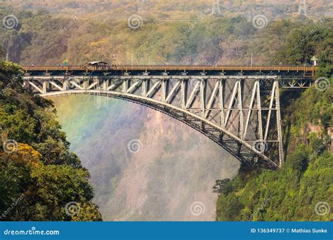 The Victoria Falls Bridge stock image. Image of beautiful - 136349737