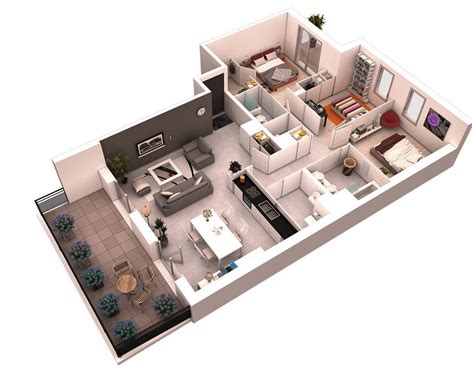 Top 3 Bedroom House Plans Popular – New Home Floor Plans