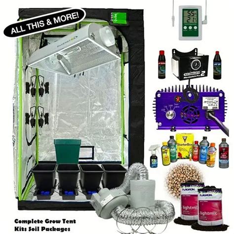 Buy The complete grow tent kits soil packages – Hydroponics Gardening ...