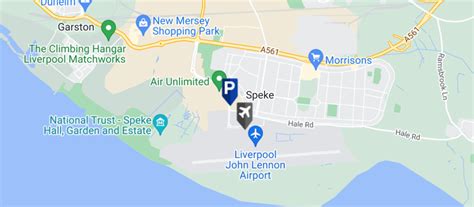 Liverpool Airport Parking Map