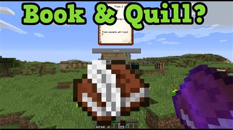 Book And Quill Recipe Minecraft Pe | Dandk Organizer