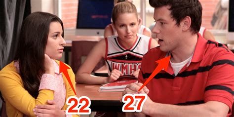 How Old the Stars of 'Glee' Were Compared to Their Characters' Ages ...