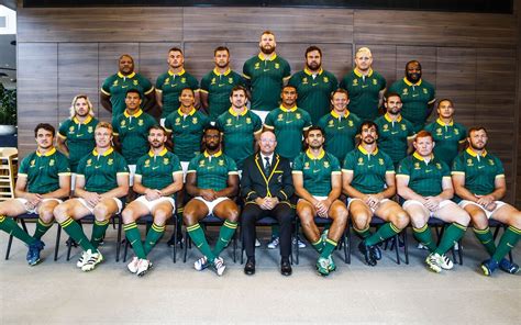 Springboks pose for official team photo – PICTURE