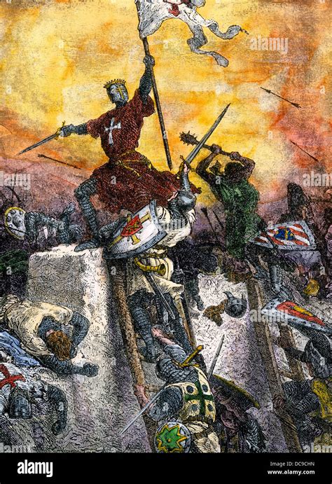 Conquest of Constantinople during the Fourth Crusade, 1204 Stock Photo ...