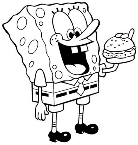 Free Printable Spongebob Squarepants Coloring Pages For Kids | Free ...