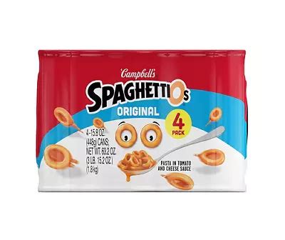 Campbell's SpaghettiOs Original 15.8 Oz. Cans, 4-Pack | Big Lots