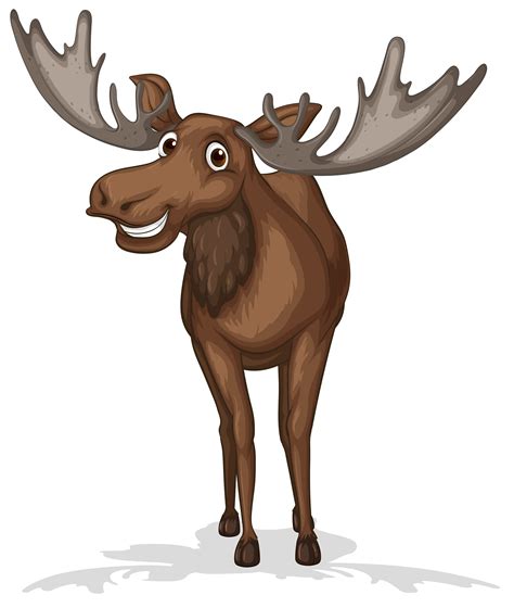 Cartoon Moose Vector Art, Icons, and Graphics for Free Download