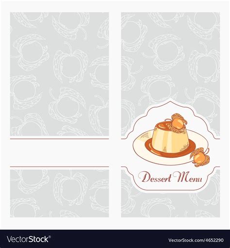 Dessert Menu Background