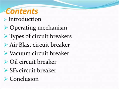 Circuit Breaker : Types | PPT