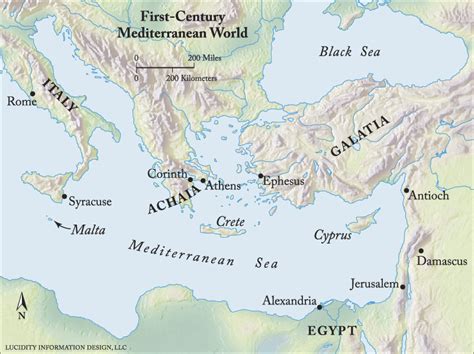 Mediterranean Sea World Map