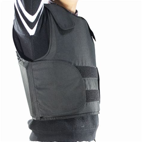 FREE Shipping Kevlar Bulletproof Vest Police Body Armor Size L Black ...