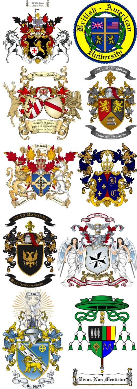 Coat of Arms Symbols Clip Art – Cliparts