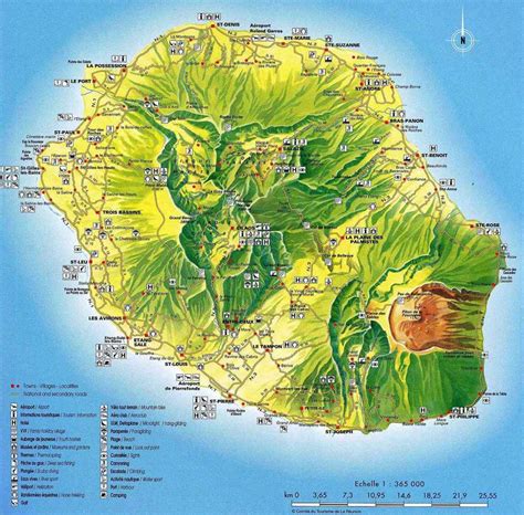 Reunion Island Map - Reunion • mappery