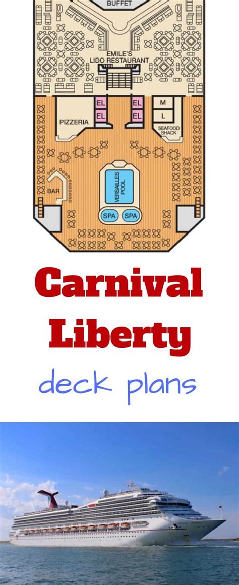 Carnival Liberty Deck Plans