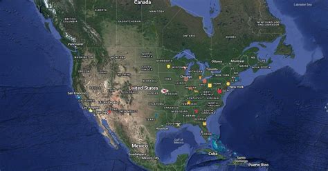 Map of NFL teams : Scribble Maps