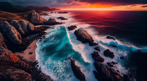 Nature Aesthetic Ocean Laptop Wallpaper