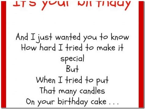 Funny Birthday Poems For A Boyfriend - Birthday