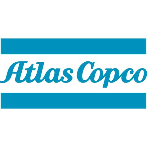 Atlas Copco logo in transparent PNG format