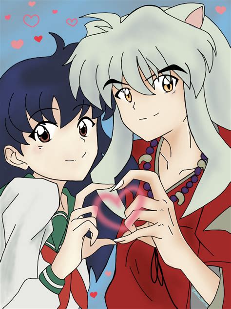 My fan art of inukag.....better be ALIVE!!! : r/inuyasha