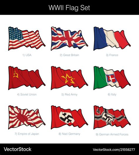 World War Two Countries Flags - About Flag Collections